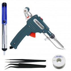 1 Set, Electric Soldering Iron 110V 60W Hand-Held Internal Heating Solda Automatically Send Tin Gun BGA Welding Repair Tools