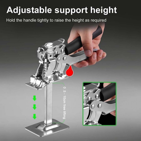 1pc Labor-Saving Arm Jack, Cabinet Board Lifter, Tile Height Adjuster, Labor-Saving Arm Jack For Door Panel Drywall Lifting, Hand Lifting Tool