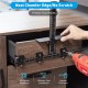 1pc Black Cabinet Hardware Fixture Tool-Adjustable Punching Positioning Drill Template Guide Wooden Drill Pin Guide For Installing Handle Knobs On Doors And Drawers