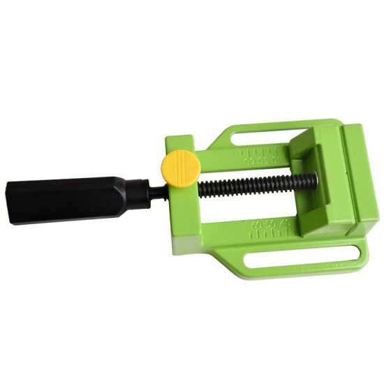 1pc Manual Flat Table Vise, Mini Drill Press Vise Clamp Table Bench, Easy To Install, Multifunctional Vise, Fixing Locking Tool