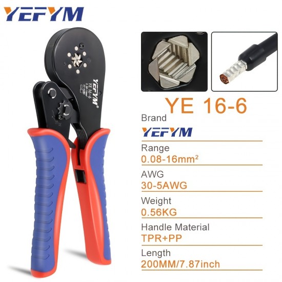 1 Set, Ferrule Crimping Tool Kit, AWG30-5 Self-adjustable Ratchet Wire Crimping Tool Kit Crimper Plier Set With 1900PCS Wire Terminals Crimping Connectors Wire End Ferrules