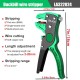 1pc Automatic Wire Stripper, Multi-functional Duckbill Wire Stripper, Electrician Stripper, Small Wire Cutter Crimping Tools (No Damage To The Wire Core)