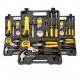 1pc Home Repair Toolbox, Repair Tools, Screwdriver, Meter Ruler, Wrench, Hammer, Vise, Hardware Tools