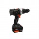 1pc Cordless Drill Driver, 20V, 8.7*9.8inch, Household Tool Kit