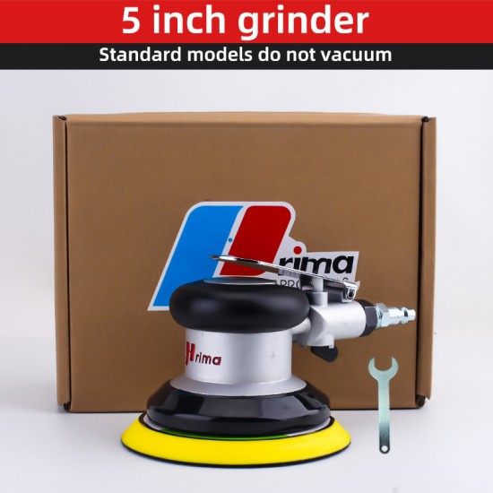 1pc Pneumatic Grinding Machine, Round Polished Grinding Hand Tool, Air Sander, Sandpaper Random Orbital Grinder