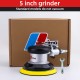 1pc Pneumatic Grinding Machine, Round Polished Grinding Hand Tool, Air Sander, Sandpaper Random Orbital Grinder