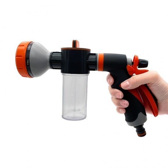 1pc Multifunctional Portable High Pressure Water Gun For Garden Watering, Foam Gun, Home Car Wash Tool