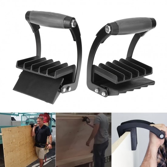 1pc Plywood & Drywall Panel Carrier Gripper Handle, Wood Panels Plasterboard Sheet Metal Gripping Tool, Panel Handling Tools